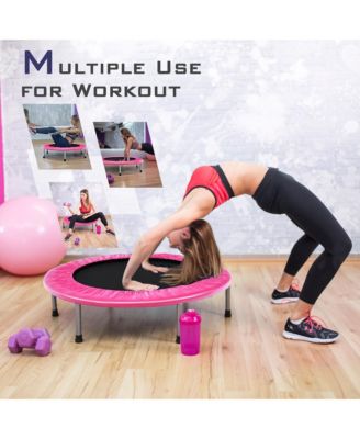 Mini Folding 36'' Trampoline Portable Recreational Fitness Rebounder