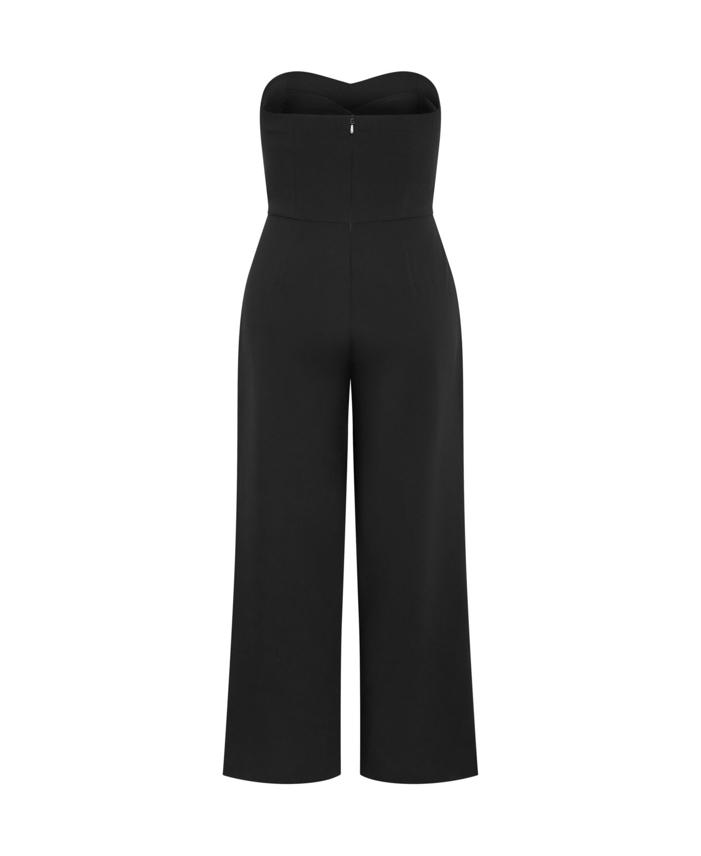 Женский комбинезон CITY CHIC Plus Size Alexi Strapless Jumpsuit, цвет: Чёрный — фото 5