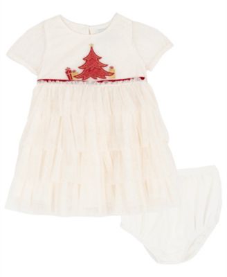 Baby Girls' Sparkle Tulle Dress and Panty, 2-Piece Set