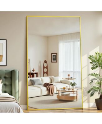 Full Length Mirror 78"x38" Oversized Floor Mirror 
