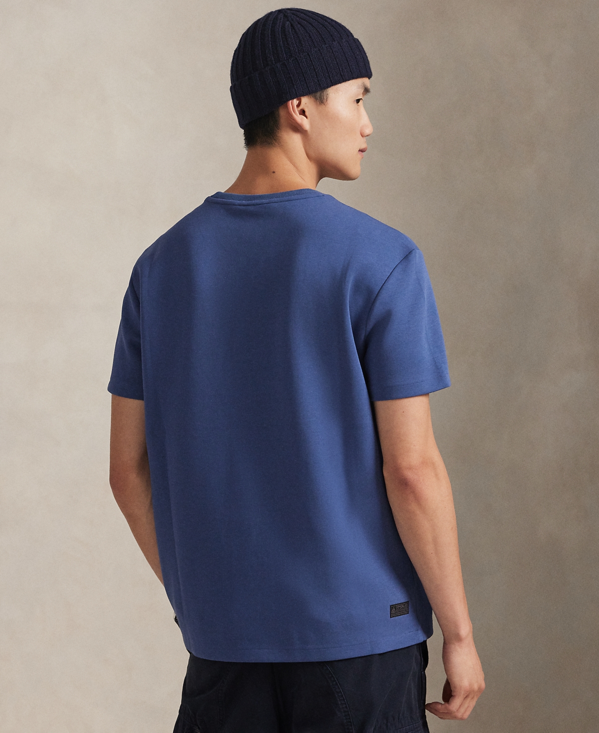 Polo Ralph Lauren Men's Classic Fit Logo Double-knit T-shirt In Blue
