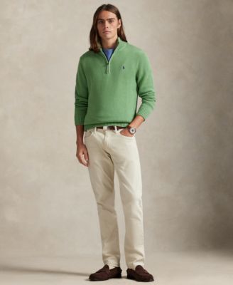 Cotton Quarter-zip Sweater