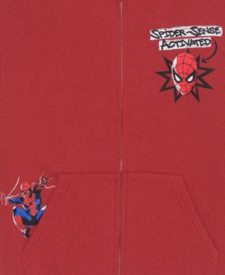 Boys' 5-20 Printed Hooded Sweatshirt