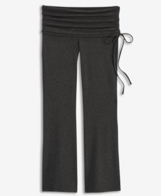 Petite Foldover-Waist Drawstring Wide-Leg Pants, Macy's Exclusive