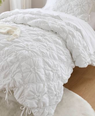 Lily Floral Embroidery 2-Pc. Comforter Set, Twin