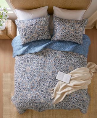 Valerie Reversible 3-Pc. Quilt Set, Full/Queen