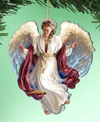Piece on Earth Angel Christmas Ornament