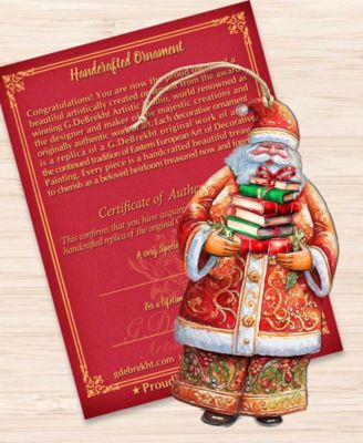 Santa's Book Collection Ornament