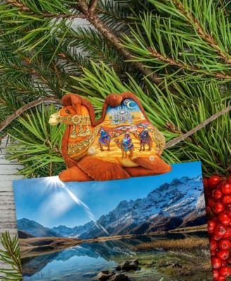 Nativity Wooden Clip-on Ornaments, Set of 6