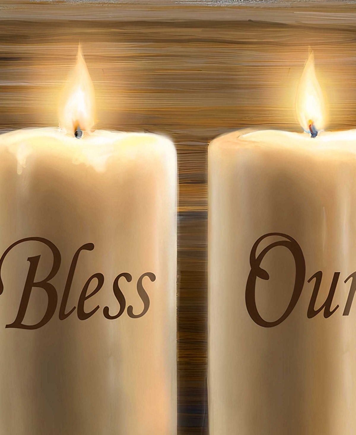 Designocracy Bless Our Home Wall Art By D. Gelsinger In Multi