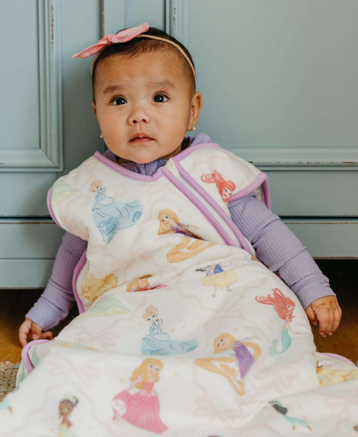 Copper Pearl Baby Girls Disney Princess Three-Layer Sleep Bag