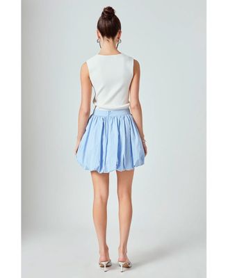 Women's Elise Bubble Skirt with Fitted Waist
