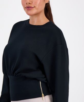 Petite Banded-Hem Sweatshirt, Macy's Exclusive