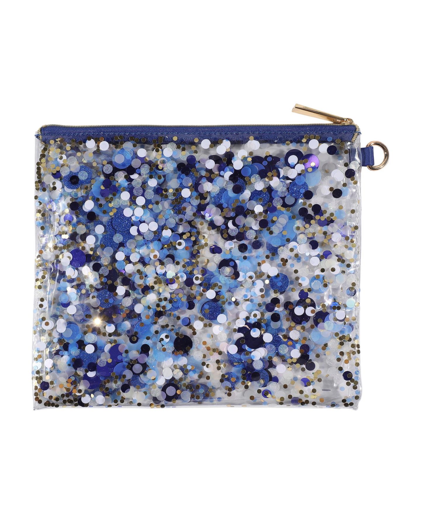 Женская сумка Packed Party Spirit Squad Confetti Everything Pouch, Makeup, Travel, Cosmetic for Women (True Blue, цвет: Синий — фото 2