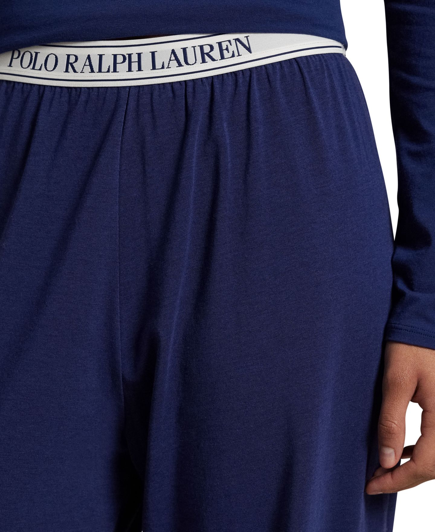 Пижамные брюки Essentials, на резинке — Polo Ralph Lauren, цвет: Синий — фото 4