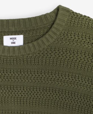 Men's Relaxed-Fit Textured Sweater