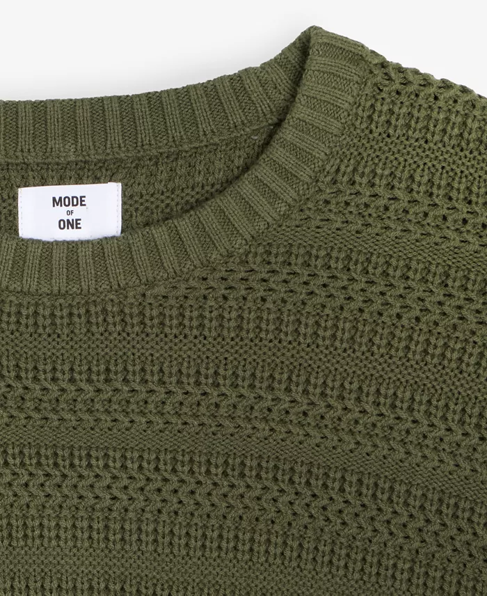 Men's Relaxed-Fit Textured Sweater - thumbnail 4