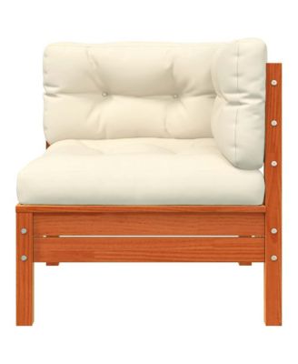 Garden Sofa Wax brown and cream