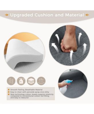 31.5" Sleeper Chair, Convertible Chair Bed for Adults, 3-in-1 Pull Out Sofa Chair