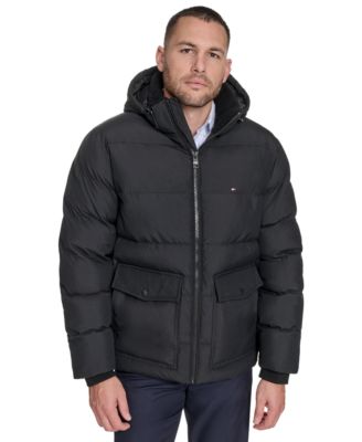 Men's Two Pocket Hooded Puffer Jacket