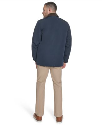 Men's Highland Barn Coat with Corduroy Collar