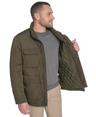 Men's Four Pocket Military-Inspired Field Jacket