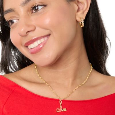 Mickey Mouse Endless Hoop Earrings