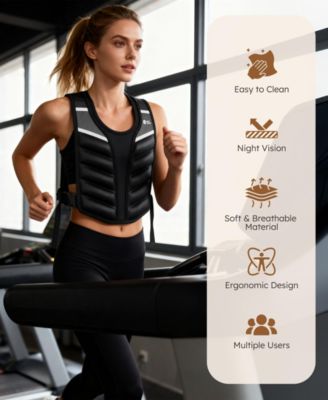 20LB Weighted Vest with Adjustable Buckle for Training, Running, and Fitness