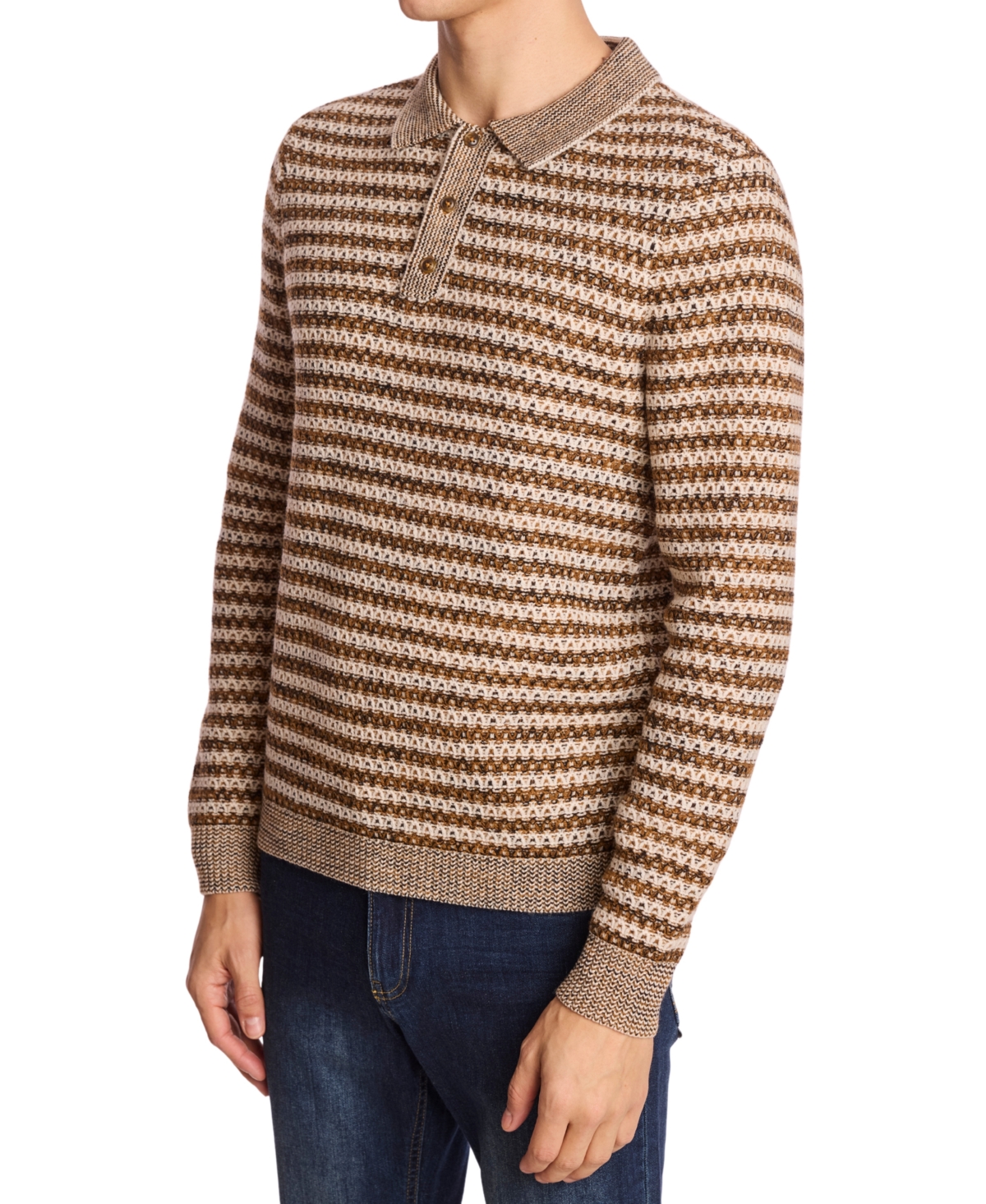 Paisley & Gray Men's Striped Polo Shirt