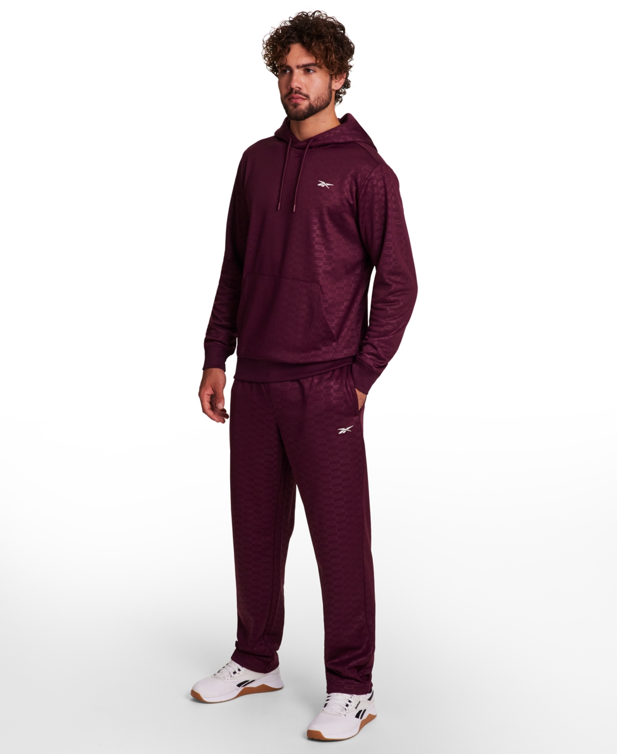 Reebok Men's Regular Fit Straight Leg Fleece Pants