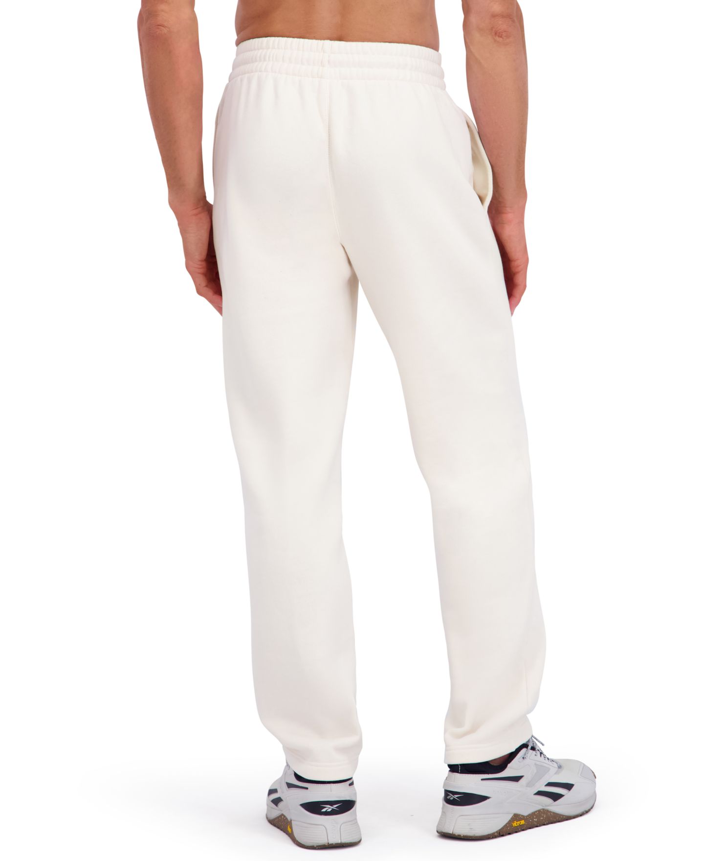Мужские брюки Reebok Regular-Fit Fleece, цвет: Алебастровый — фото 3