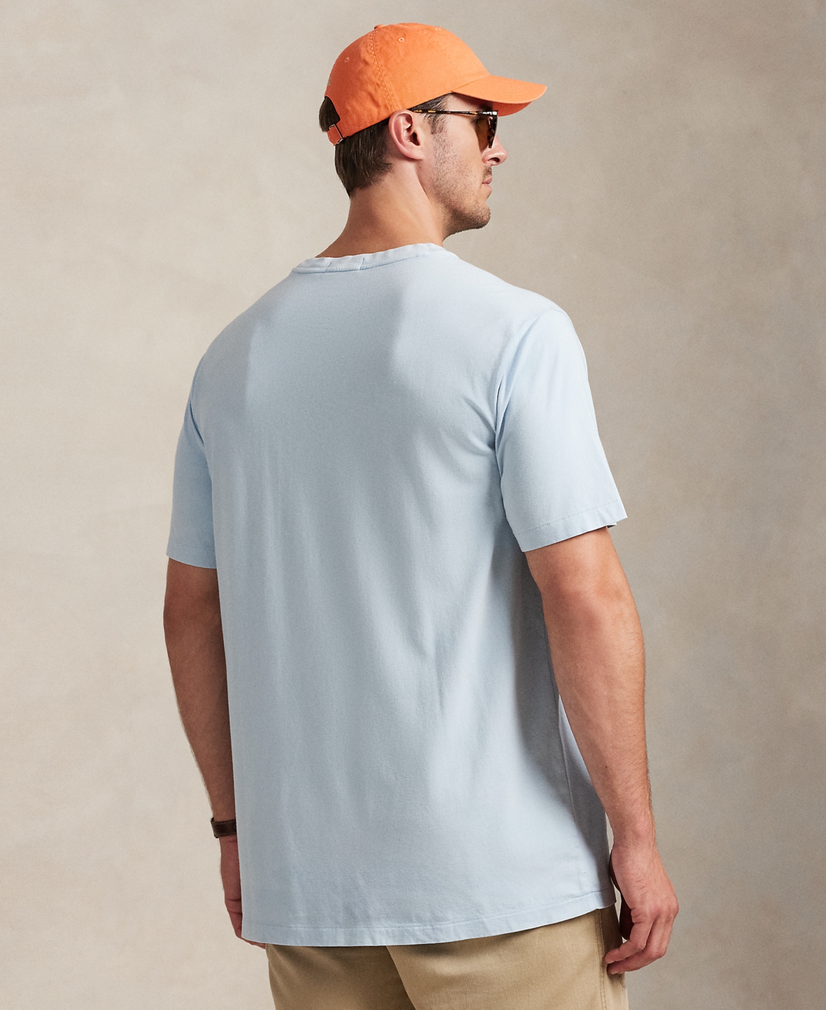 Polo Ralph Lauren Men's Big & Tall Bear Printed Short Sleeves T-Shirt