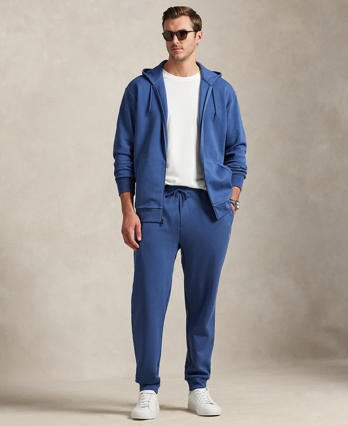 Polo Ralph Lauren Men's Big & Tall Double-Knit Full-Zip Hoodie