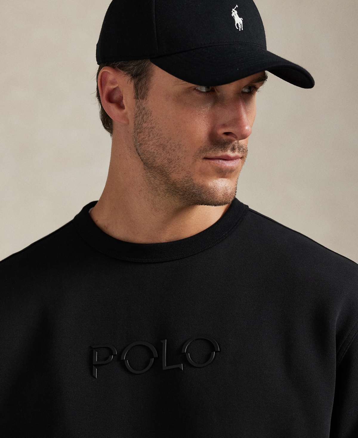 Polo Ralph Lauren Men's Big & Tall Long Sleeves Sweatshirt In Black