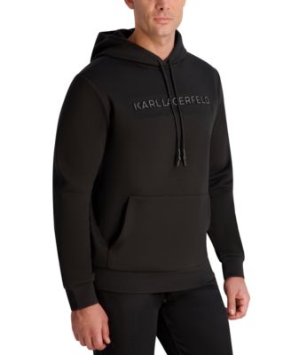 Men's Embossed Logo Detail Pull-On Hoodie