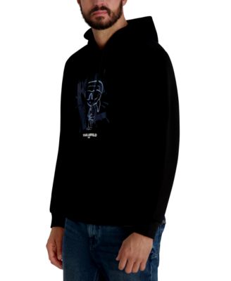 Men's Embroidered Oversized Pull-On Sweatshirt