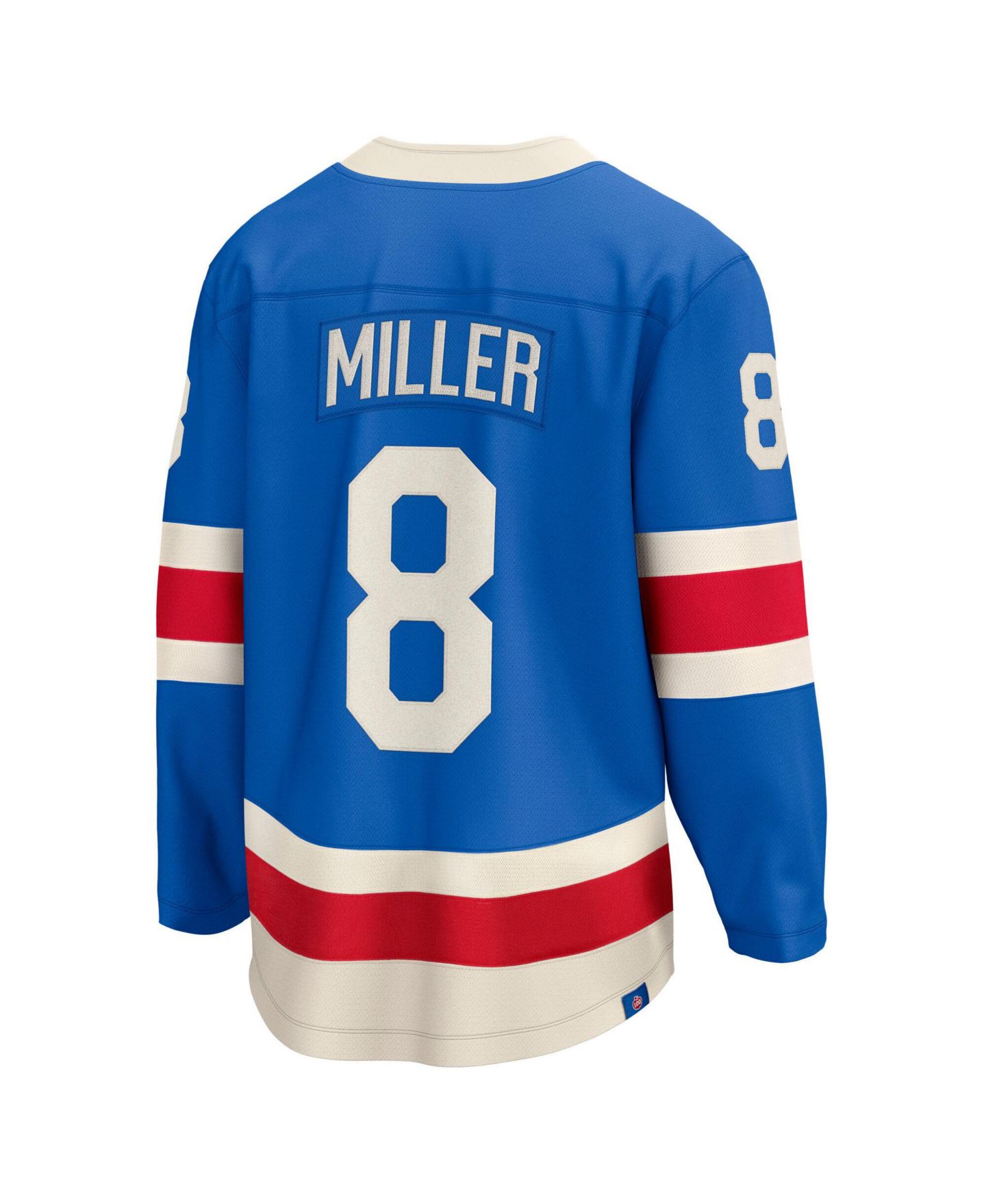 Мужской топ Fanatics J.T. Miller Blue New York Rangers Centennial Breakaway Player Jersey — фото 3