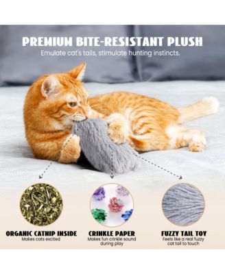 12-in-1 Catnip Playset, Christmas gift, Various Types of Toys for Diverse Gameplay, Interactive Toys Collection for Cats