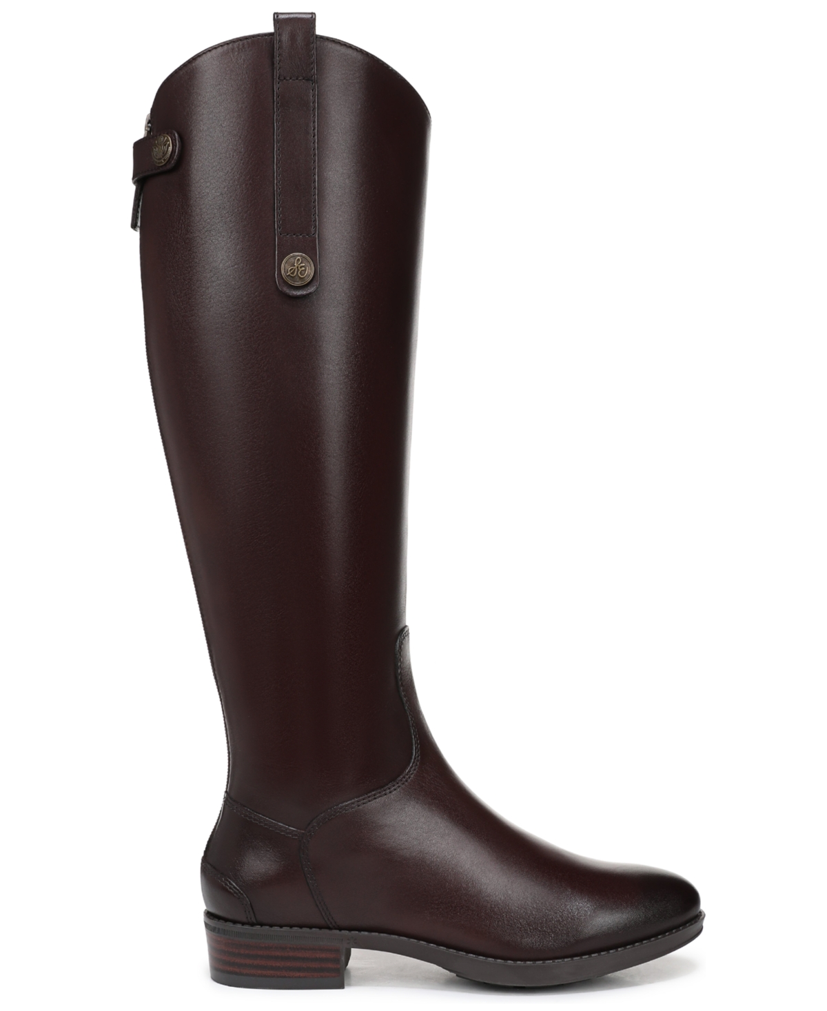 Sam Edelman Women's Penny Round Toe Leather Low-heel Riding Boots In Multi