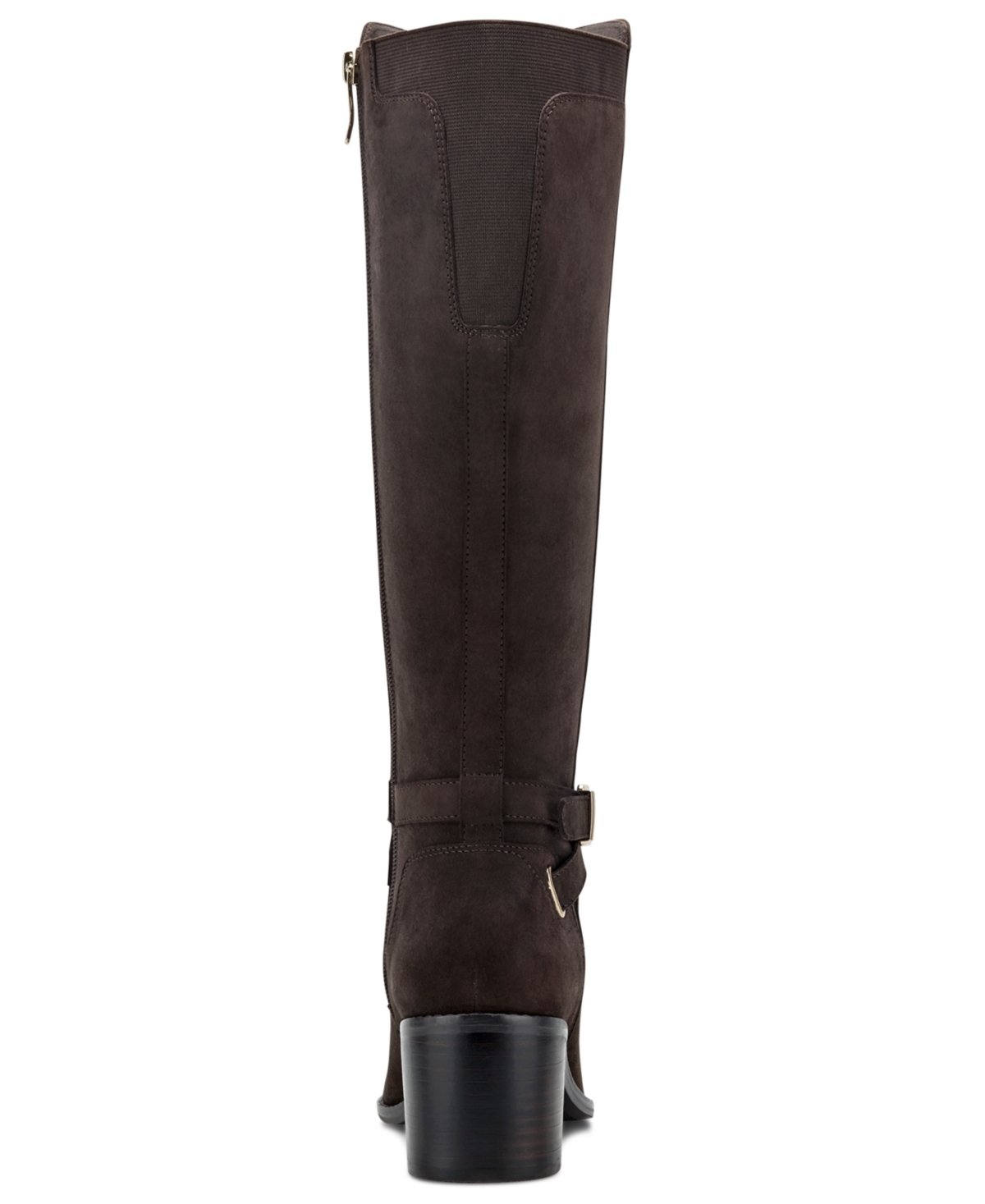 Easy Spirit Women's Noma Eflex Block Heel High Shaft Dress Boots In Brown