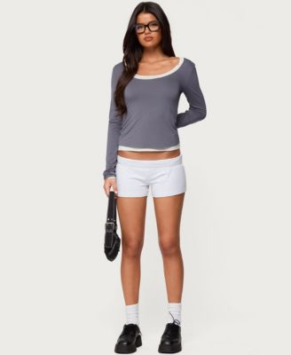 Women's Orella Contrast Layered Long Sleeve Top