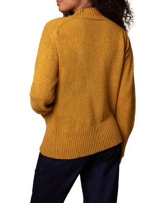 Women's Flecked Patch Pocket Sweater