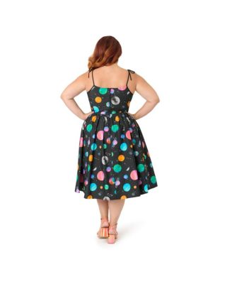 Plus Size 1950s Cotton Swing Dress