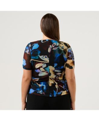 Plus Size Cleo Mesh Top