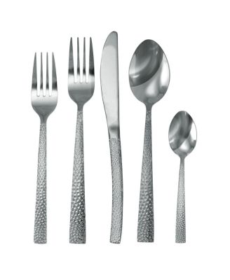 Baily 20 Piece Flatware Utensil Set, Stainless Steel Silverware Metal Service for 4