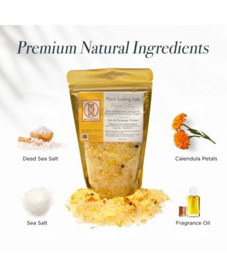 Floral Soaking Bath Salts Passion Citrus Bag 14oz