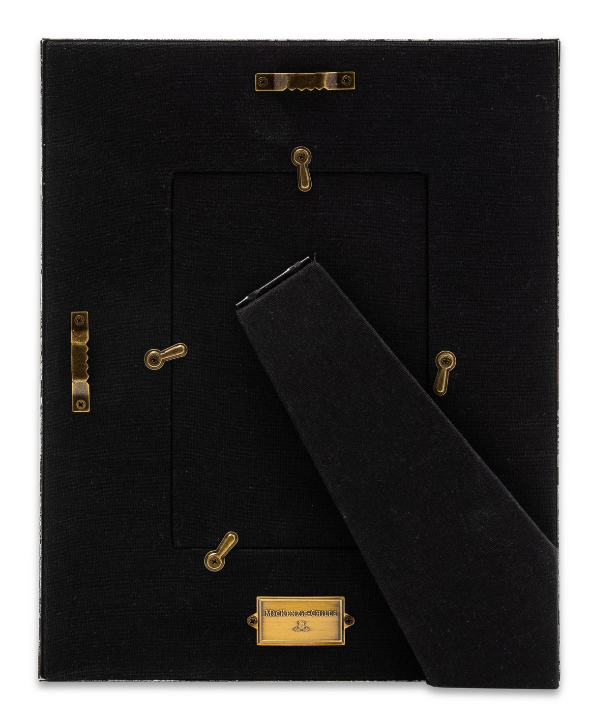 Mackenzie-childs Emerald Check 4" X 6" Frame In Green