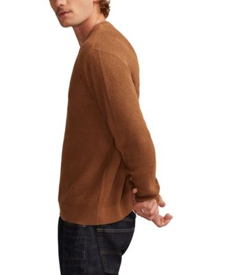 Men's Waffle Crewneck Sweater