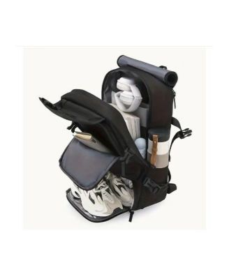 Anti-Theft Laptop Backpack with Shoe Compartment - Convertible Business & Hiking Bag, Heavy-Duty Nylon Travel Backpack