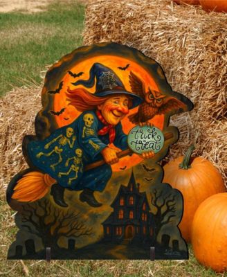 Halloween Flying Witch Door Wall Hanger